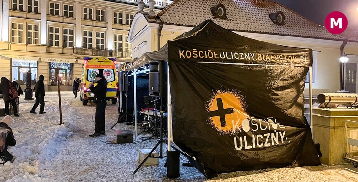 бездомный в белостоке