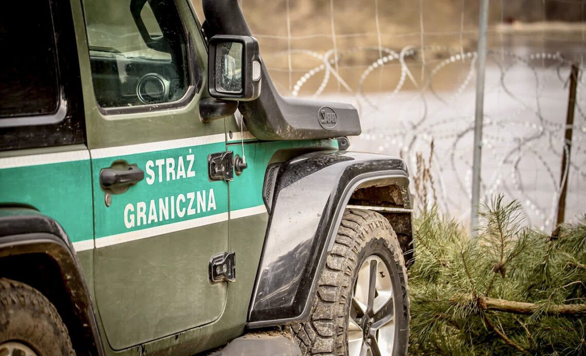 нелегальных мігрантаў на польска-беларускай мяжы