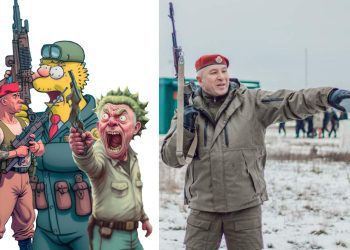 персонажами мультиков