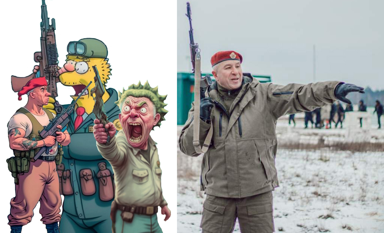 персонажами мультиков