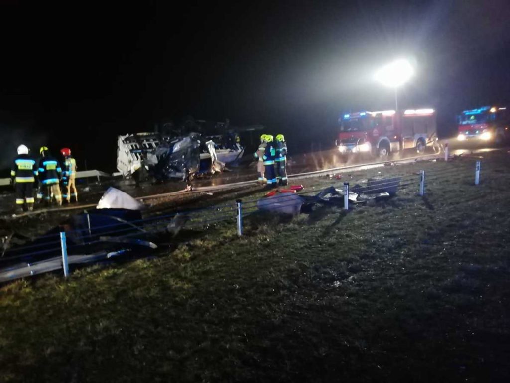 беларус сгорел в фуре в Польше