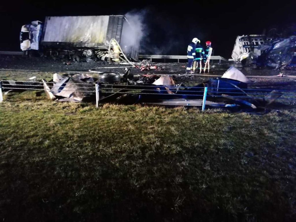 беларус сгорел в фуре в Польше