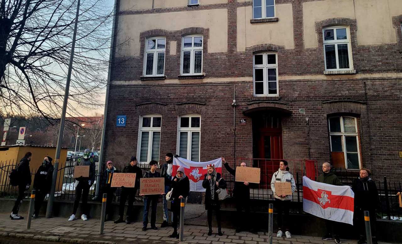 беларуску выгнали из квартиры в Гданьске