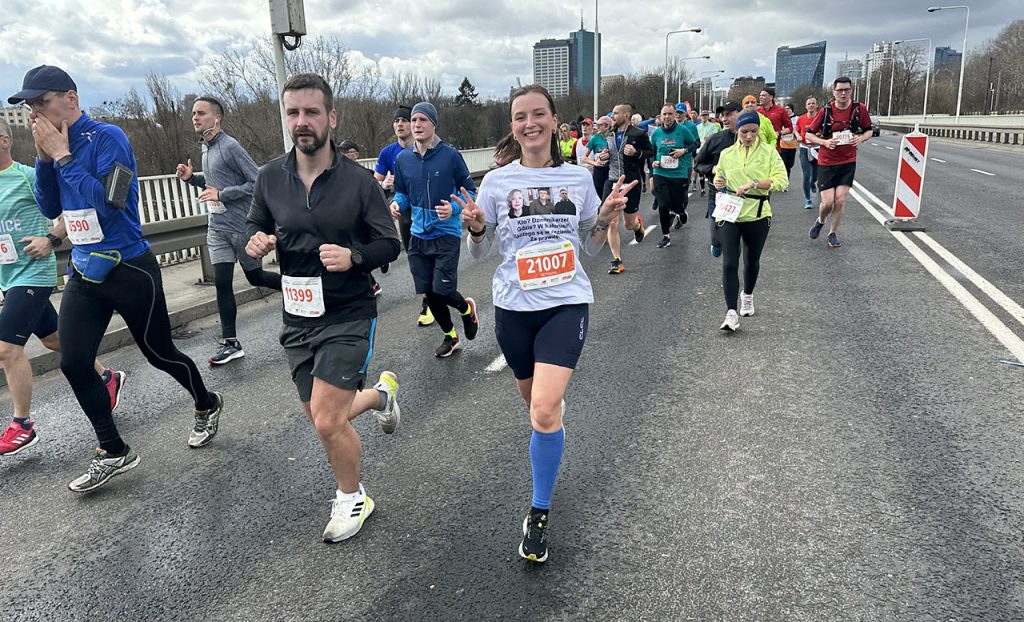 прабегла ў падтрымку беларускіх журналістаў