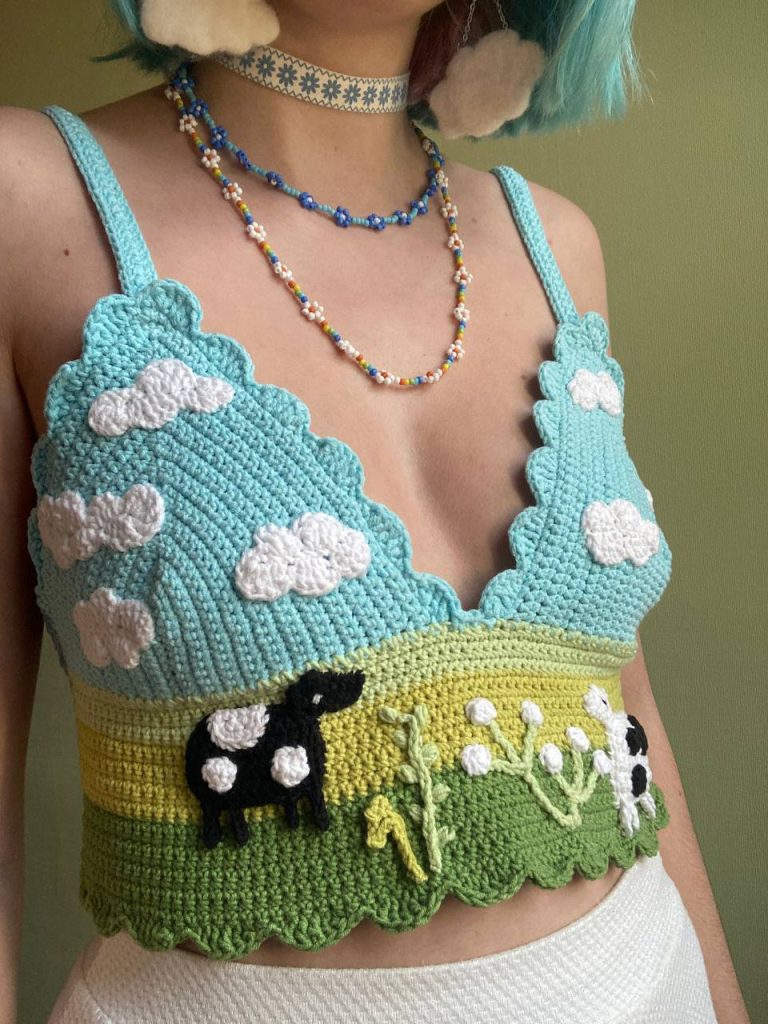 вязание крючком одежды