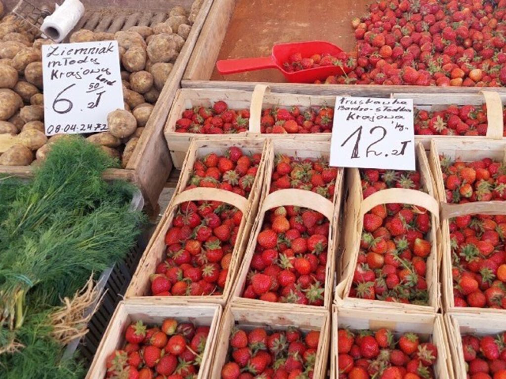 продуктовые рынки варшавы