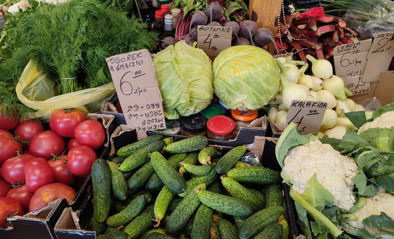 продуктовые рынки варшавы