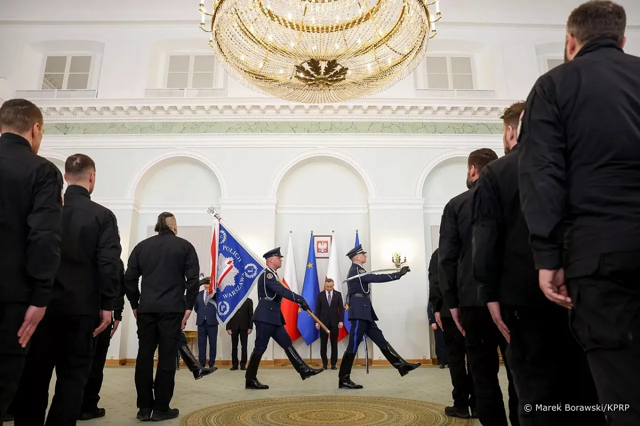 польские полицейские