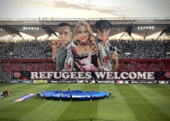 Варшава. Фанаты «Легии» против мигрантов