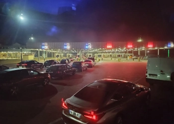 очередь на границе Беларуси и Польши