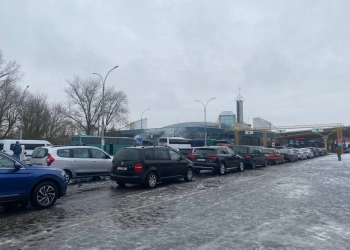 очередь на границе Беларуси и Польши