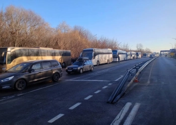 очереди на границе с Польшей