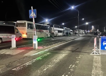 очередь на границе Беларуси и Польши