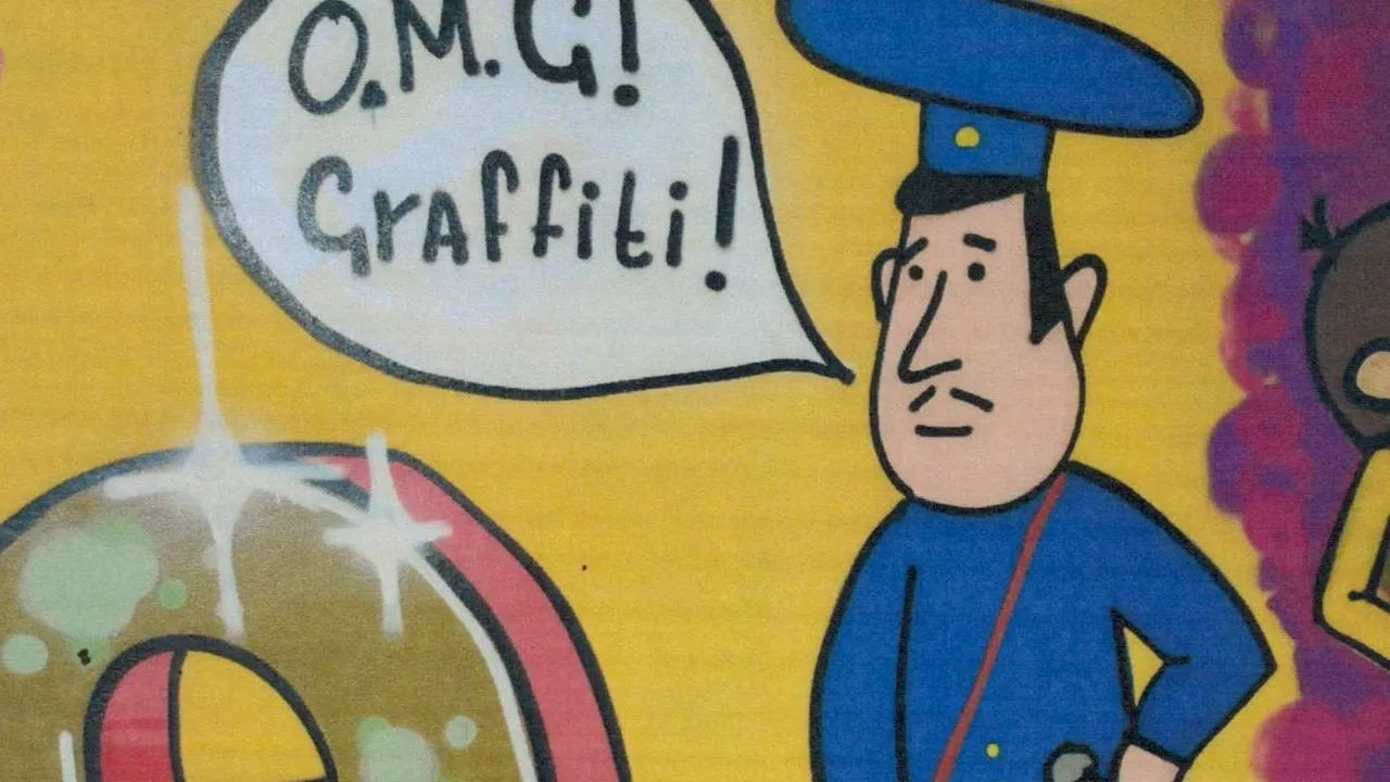 граффити в Варшаве