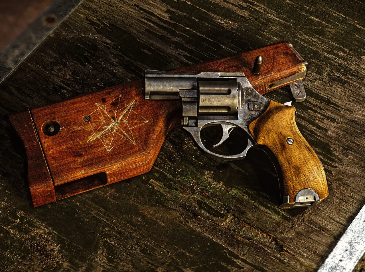 3D-модель безымянного пистолета / devby